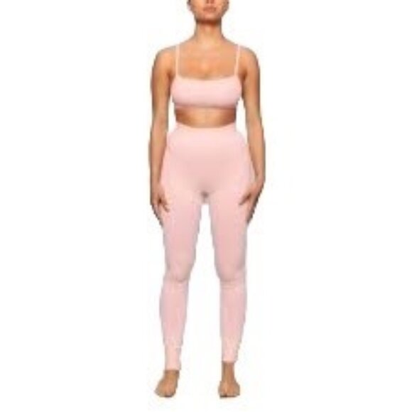 SKIMS Pants - SKIMS Logo Pointelle Leggings Quartz Large